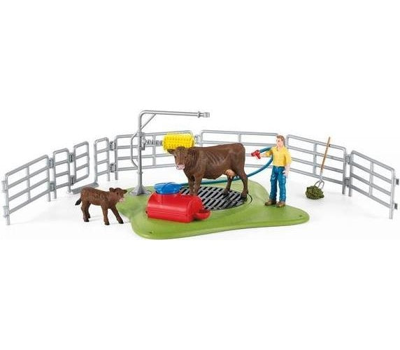 Schleich Farm World 42529 Kuh Waschstation (42529) afbeelding 1