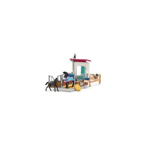 Schleich Horse Club - Pferdebox mit Stute und Fohlen (42611) afbeelding 1