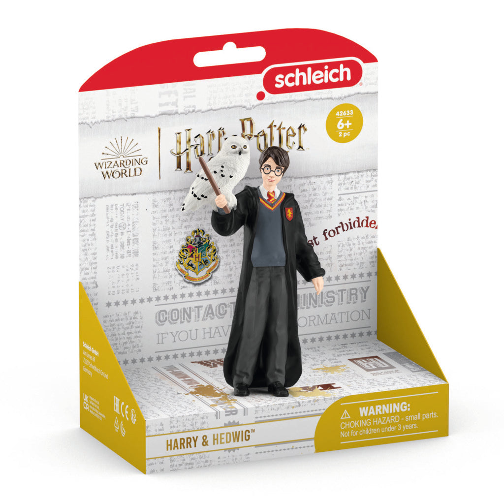 Schleich Harry Potter & Hedwig Figurine - Wizarding World - 15030