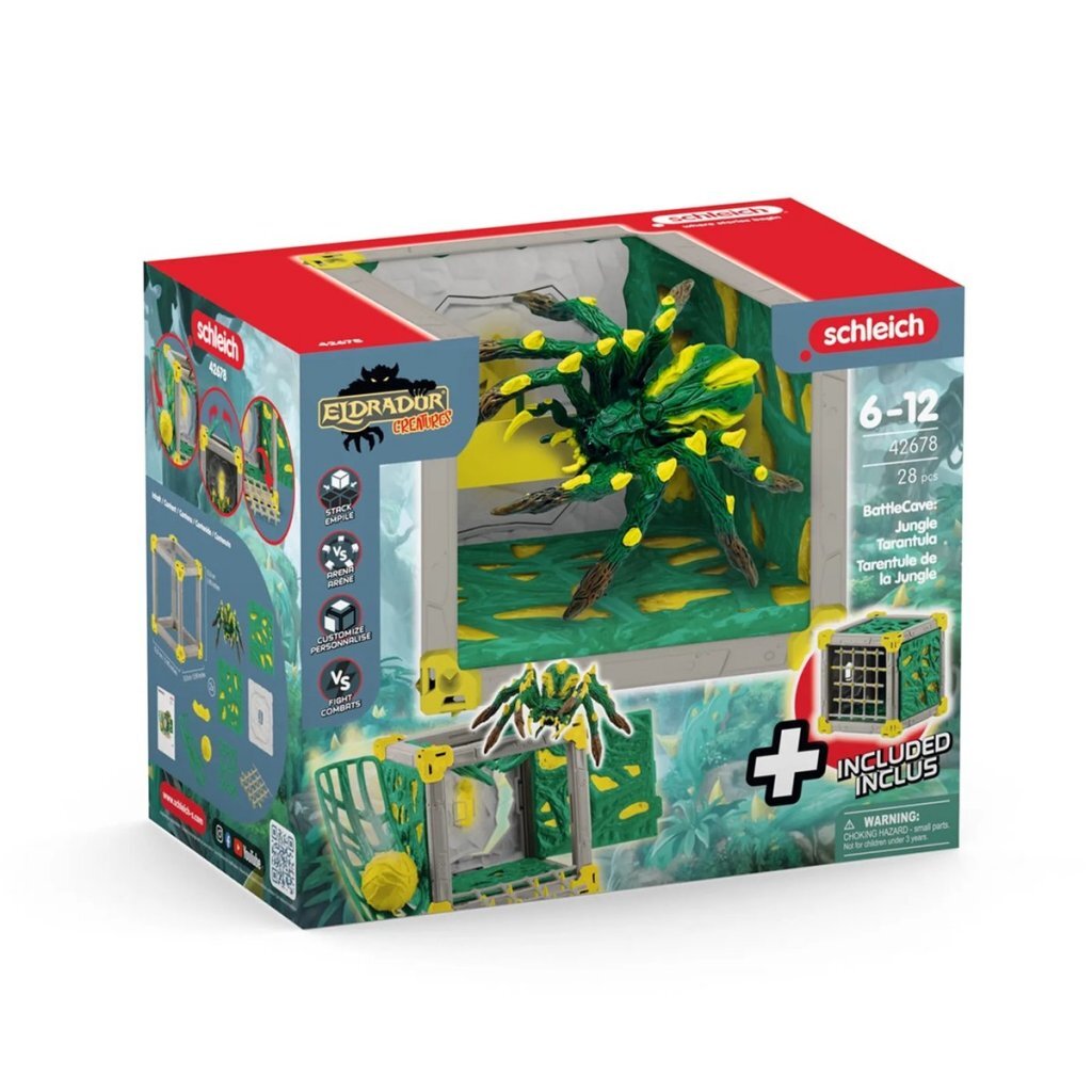Schleich Eldrador Creatures BattleCave Jungle Tarantula