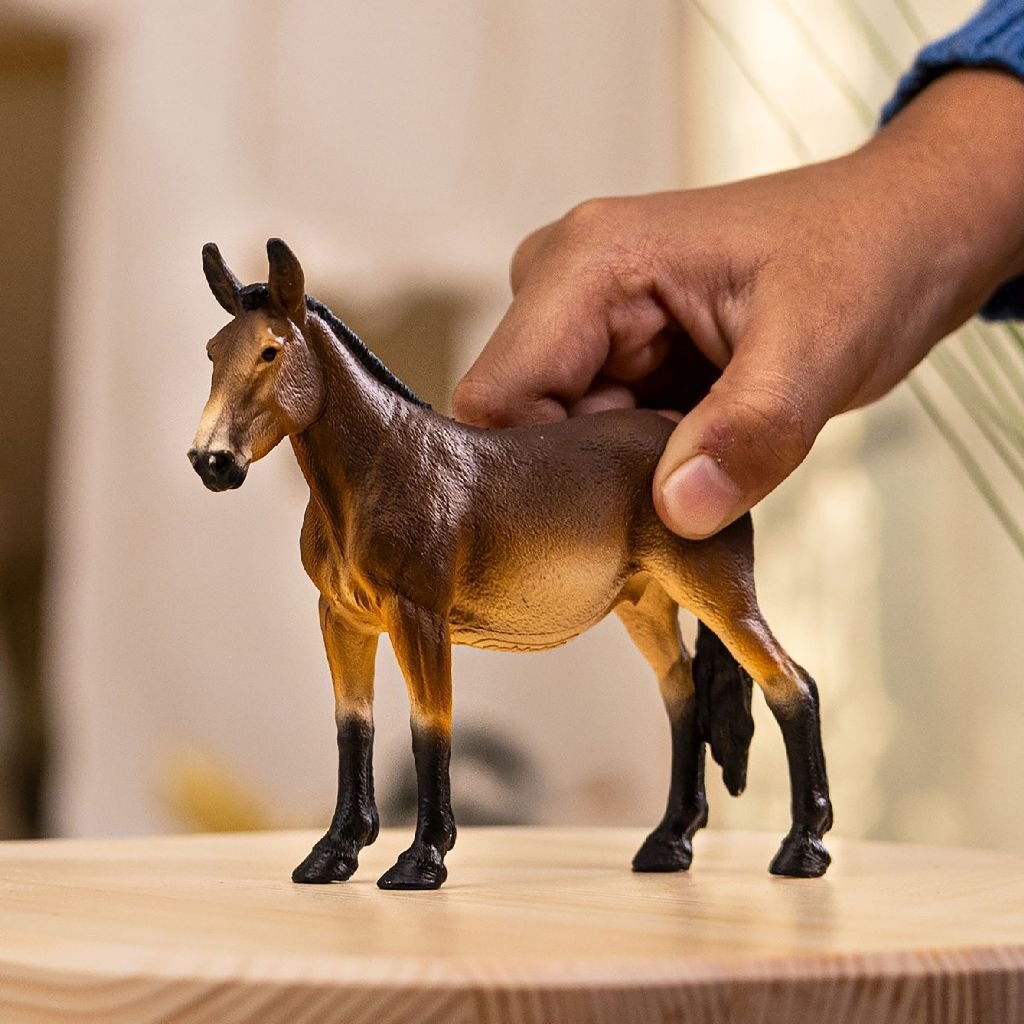Schleich Farm World Mule Figurine - Realistic Animal Toy