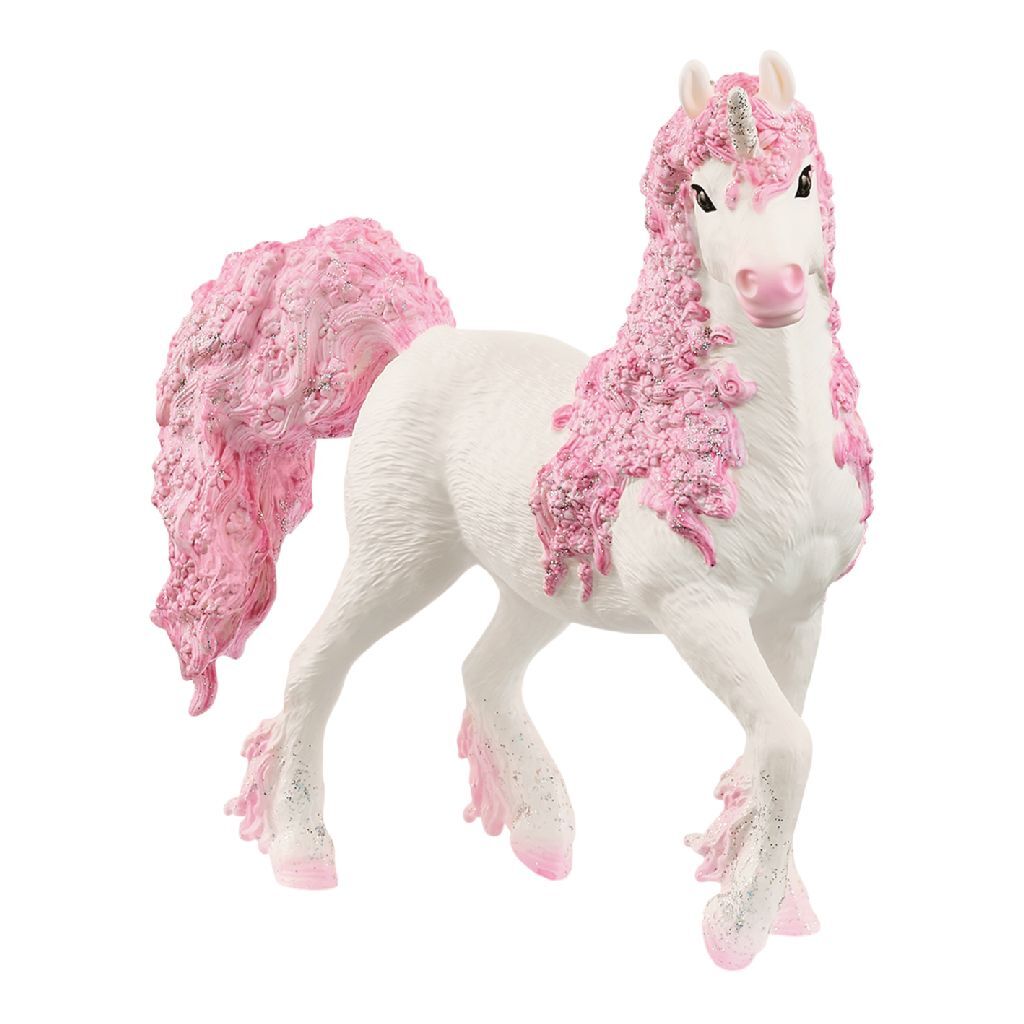 Schleich Bayala Flower Unicorn Mare - Floral Mane, Enchanting Presence - Ages 3+