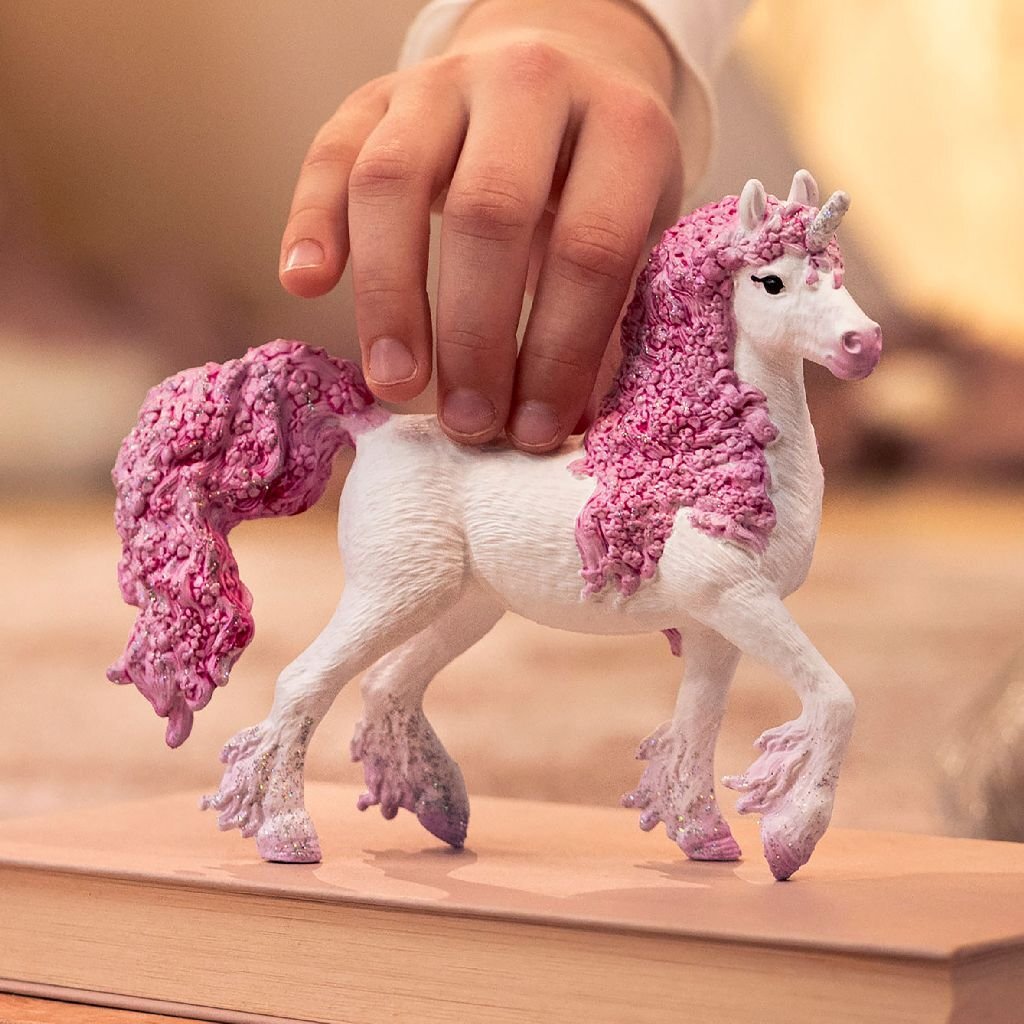 Schleich Bayala Flower Unicorn Mare - Floral Mane, Enchanting Presence - Ages 3+