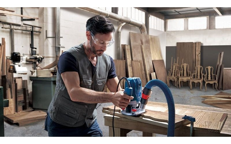 Bosch GOF 130 Black  Blue 28000 RPM 1300 W afbeelding 4