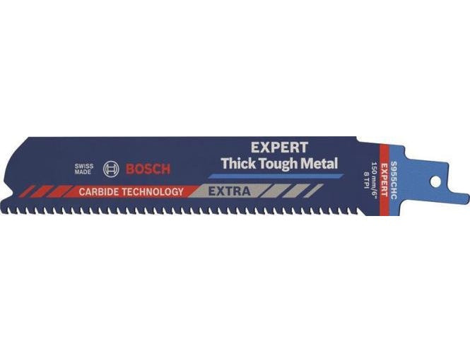 Bosch Expert Thick Tough Metal S 955 CHC - Sägeblatt - für Rohre, Blattmetall, Profile - 3 Stücke - Länge: 150 mm - Breite: 25 mm afbeelding 1