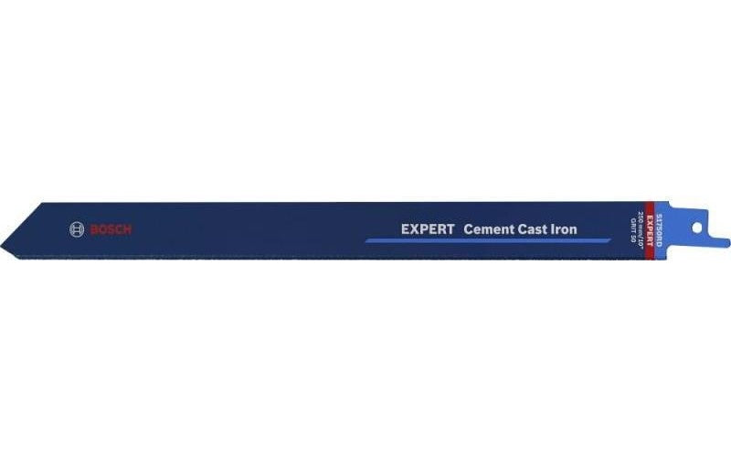 Bosch Expert Cement Cast Iron S 1750 RD - Sägeblatt - für Kohlenstoff, Gusseisen, Zement, glasfaserverstärkter Kunststoff, faserverstärkter Kunststoff - Länge: 250 mm - Breite: 19 mm - Körnung: 50 afbeelding 1