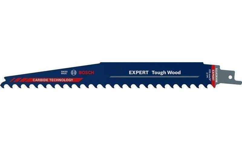Bosch Expert Tough Wood S 1142 KHM - Sägeblatt - Länge: 225 mm - Breite: 25 mm (2608900403) afbeelding 1