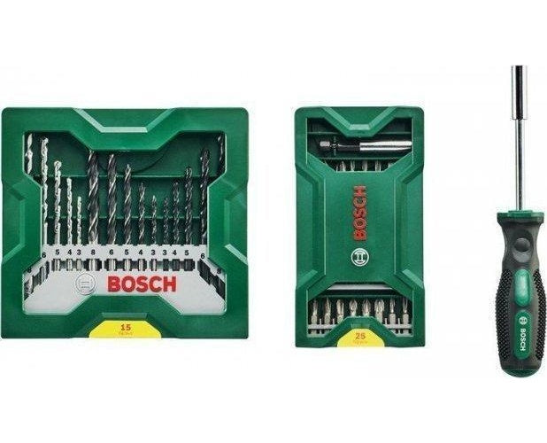 Bosch Accessories Mini X-Lin 2607017655 Bit-Set 41teilig inkl. Bithalter-Schraubendreher (2607017655) - 4059952578088 - image 1