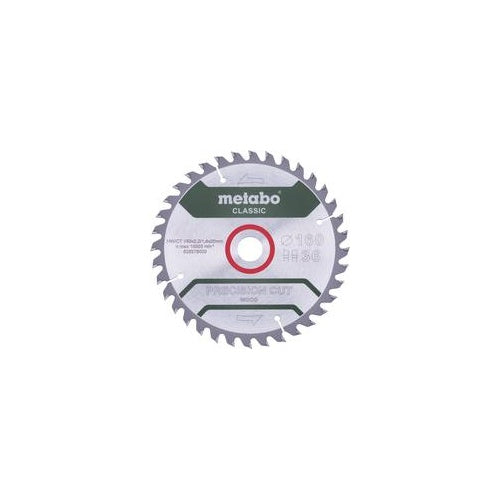 Metabo PRECISION CUT WOOD CLASSIC 628278000 Kreissägeblatt 160 x 20 x 1.4 mm Zähneanzahl: 36 1 St. (628278000) afbeelding 1