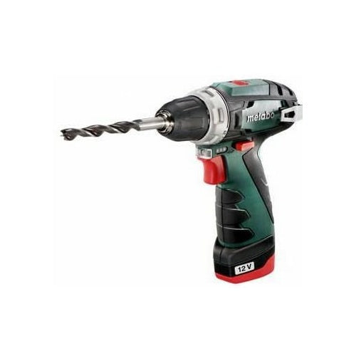 Metabo PowerMaxx BS Basic - Bohrer/Schrauber - schnurlos - 2 Geschwindigkeiten - Bohrfutterschlüssel 10 mm - 34 N·m - 2 Akkus - 12 V (600984500) - 4061792196483 - image 4