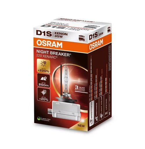 OSRAM D1S XENARC NIGHT BREAKER 220 - 3-year warranty afbeelding 4