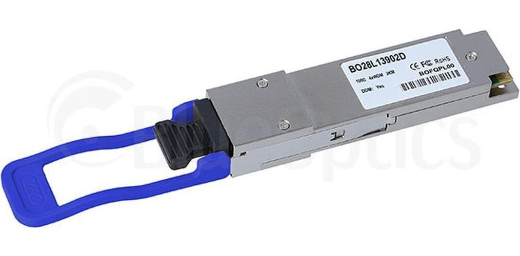 Kompatibler F5 Networks F5-UPGVELQSFP28PSM4 QSFP28 Transceiver, MPO/MTP Anschluss, 100GBASE-PSM4, Singlemode Fiber, 4xWDM, 2KM, 0°C/+70°C, DDM (F5-UPGVELQSFP28PSM4-BO) afbeelding 1