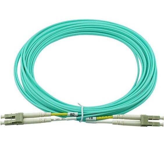 Optimale GlasfaserverbindungenCisco kompatibles CAB-OM3-LC-LC-30M LWL Patchkabel mit LC/UPC auf LC/UPC Duplex Anschluss in 30 Meter Länge der Faserkategorie OM3 (Glasfaser-Fasertyp G50/125µm). Mit Laseroptimierter Multimode Faser (MMF) von afbeelding 1