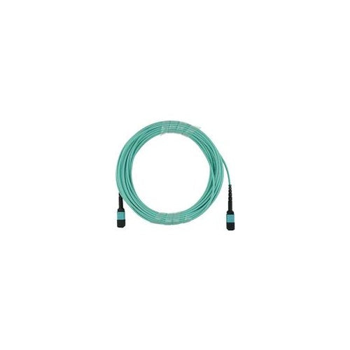 Optimale GlasfaserverbindungenDell EMC kompatibles CBL-MPO12-OM3-30M LWL Trunkkabel mit MPO/UPC auf MPO/UPC Anschluss in 30 Meter Länge der Faserkategorie OM3 (Glasfaser-Fasertyp G50/125µm). Mit Laseroptimierter Multimode Faser (MMF) von de afbeelding 1
