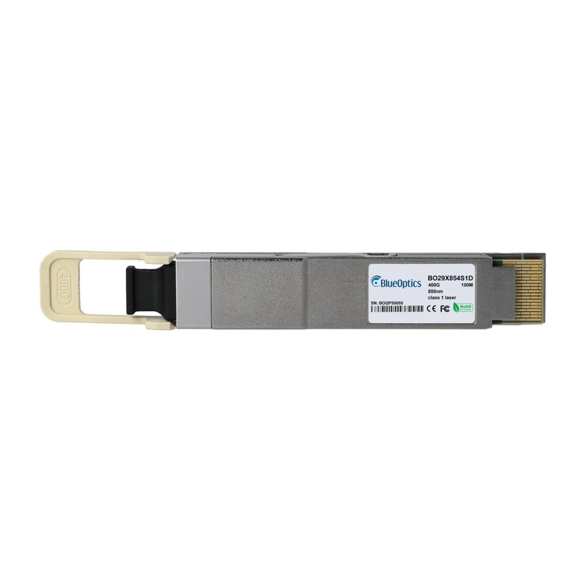 Kompatibler Cisco QDD-400G-SR8-S QSFP-DD Transceiver, MPO-16/MTP-16, 400GBASE-SR8, Multimode Fiber, 850nm, 100 Meter, 0°C/+70°C, DDM (QDD-400G-SR8-S-BO) - 4063232312491 - afbeelding 1