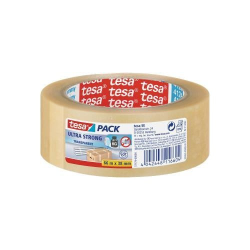TESA ultra strong 66 m PVC Transparent 1 Stück(e) (57176) afbeelding 1