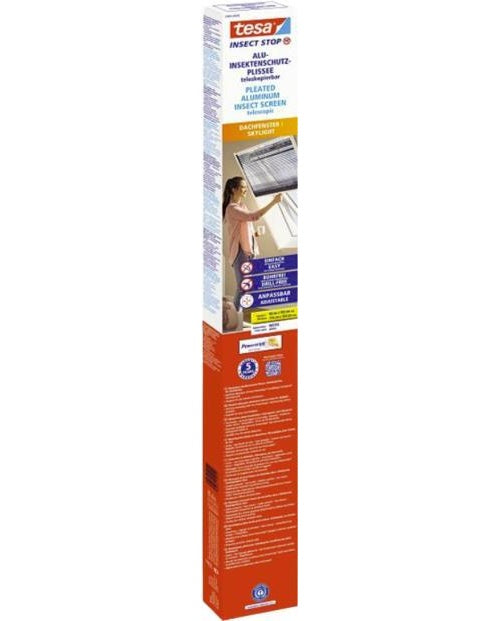 TESA 55804-00000-00 Jalousien/Rollos Manuell Slatted Rollo Schwarz (55804-00000-00) afbeelding 1