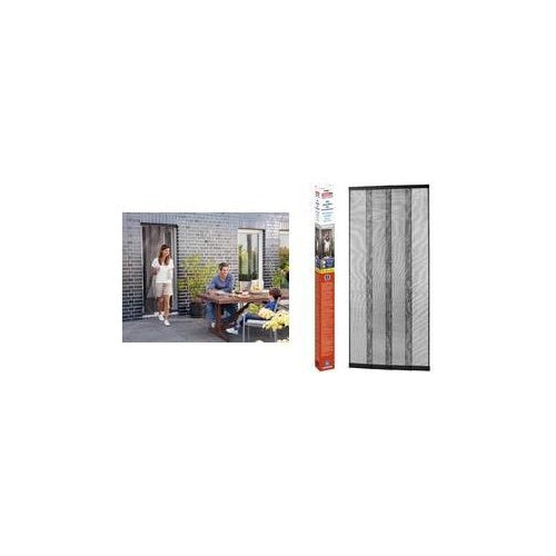 Insect Stop 55298-00000-00 Insektenschutzvorhang B x H 0.95 m 2.20 Anthrazit 1 (55298-00000-00) afbeelding 1