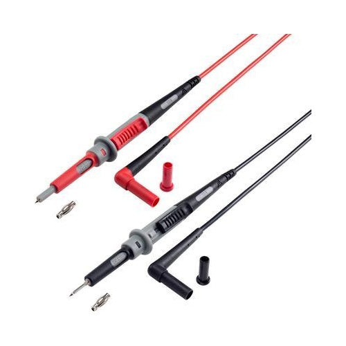 VOLTCRAFT MS-4PS-E Sicherheits-Messleitung [4mm Sicherheits-Stecker - Prüfspitze] 1.00 m Schwarz, Rot 1 St. (VC-11025595) afbeelding 1