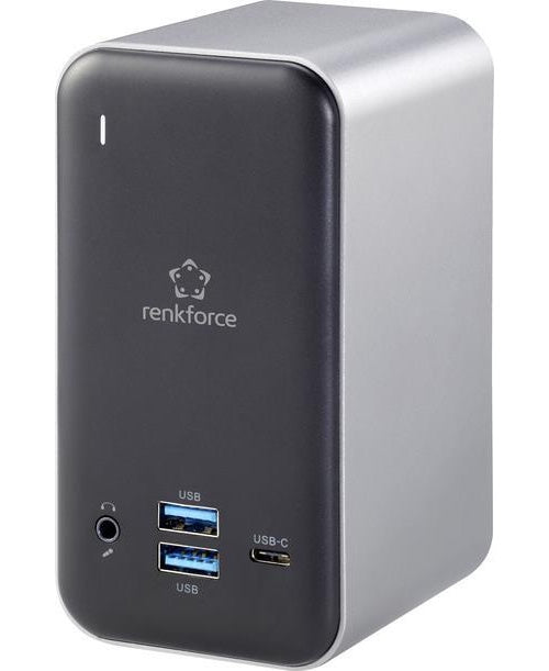 Renkforce RF-4499452 USB-C Notebook Dockingstation Passend für Marke: Universal inkl. Ladefunktion (RF-4499452) afbeelding 1