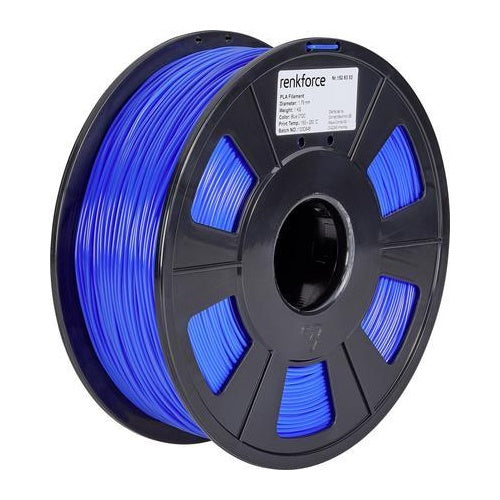 Renkforce RF-4511194 3D-Druckmaterial Polyacticsäure (PLA) Blau 1 kg (RF-4511194) afbeelding 1