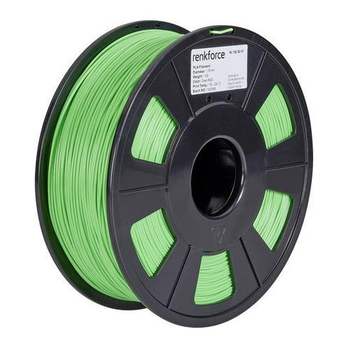 Renkforce RF-4511198 3D-Druckmaterial Polyacticsäure (PLA) Grün 1 kg (RF-4511198) afbeelding 1
