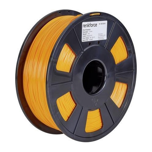 Renkforce RF-4511208 3D-Druckmaterial Polyacticsäure (PLA) Orange 1 kg (RF-4511208) afbeelding 1