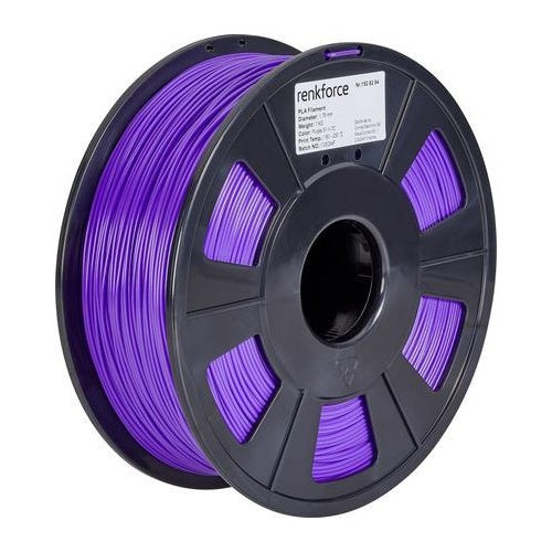 Renkforce RF-4511210 Filament PLA 1.75 mm 1000 g Purple 1 St. (RF-4511210) afbeelding 1