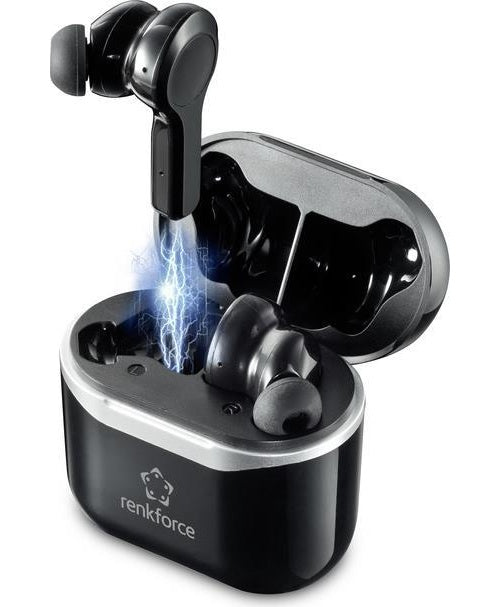 Renkforce RF-4599066 Kopfhörer & Headset Kabellos im Ohr Anrufe/Musik Bluetooth Schwarz (RF-4599066) afbeelding 1