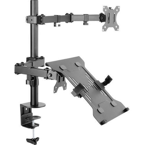 SpeaKa Professional SP-MM-302 1 Stück Monitorhalterung 33,0 cm (13) - 81,3 cm (32) Neigbar+Schwenkbar, Höhenverstellbar (SP-9400960) afbeelding 1