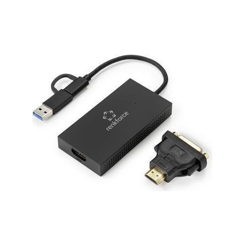 Renkforce RF-VDA-300 Externe Grafikkarte Anzahl unterstützter Monitore: 6 (RF-4715072) afbeelding 1