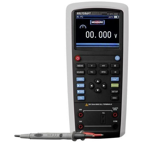 VOLTCRAFT VC MFK-2000 Kalibrator Temperatur 6x Mignon-Akku AA (enthalten) (VC-11947160) afbeelding 1