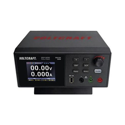 VOLTCRAFT DSP-6010 Labornetzgerät, einstellbar 0 - 60 V 0 - 10 A 300 W USB Slave-Funktion Anzahl Ausgänge 1 x (VC-12230435) afbeelding 1