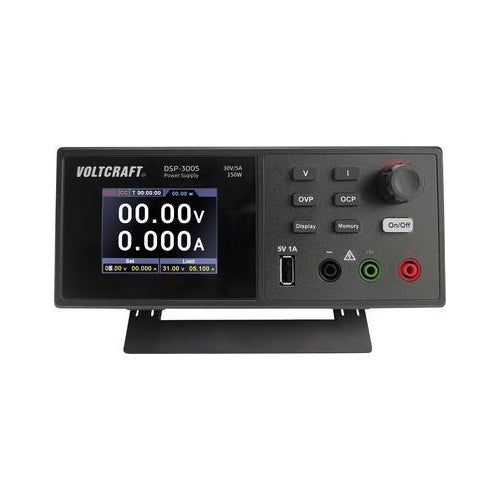 VOLTCRAFT DSP-3005 Labornetzgerät, einstellbar 0 - 30 V 0 - 5 A 150 W USB 2.0 Stecker A Slave-Funktion Anzahl Ausgänge 1 x (VC-12231810) afbeelding 1