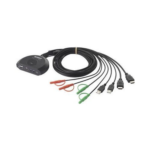 SP-KVM-210 KVM-Konsole HDMI Tastatur 4096 x 2160 Pixel (SP-10105820) afbeelding 1
