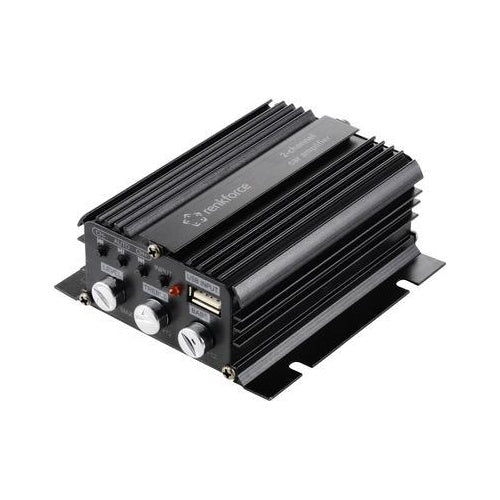 Renkforce RF-CMP-202 2-Kanal Endstufe 100 W Bluetooth®-/USB-Audiowiedergabe, Lautstärke-/Bass-/Höhen-Regelung (RF-5137514) afbeelding 1
