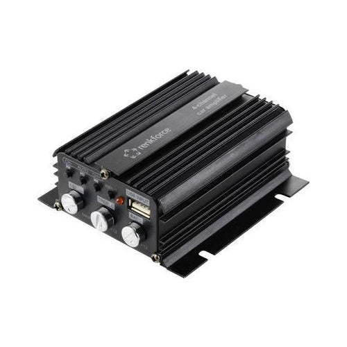 Renkforce RF-CMP-204 4-Kanal Endstufe 200 W Bluetooth®-/USB-Audiowiedergabe, Lautstärke-/Bass-/Höhen-Regelung (RF-5137516) afbeelding 1