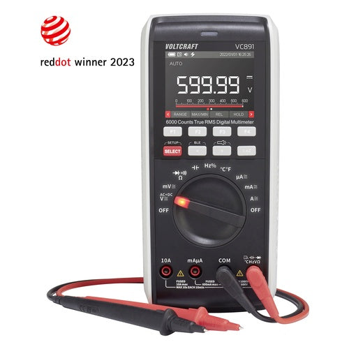 VOLTCRAFT VC891 Hand-Multimeter digital Datenlogger CAT III 1000 V, CAT IV 600 V Anzeige (Counts): 60000 (VC-12884330) afbeelding 1