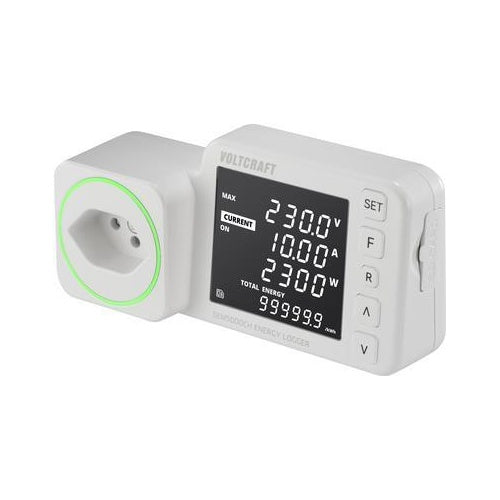 VOLTCRAFT SEM5000 CH Energiekosten-Messgerät Kostenprognose, Alarmfunktion, Stromtarif einstellbar, Datenloggerfunktion (VC-12936580) afbeelding 1
