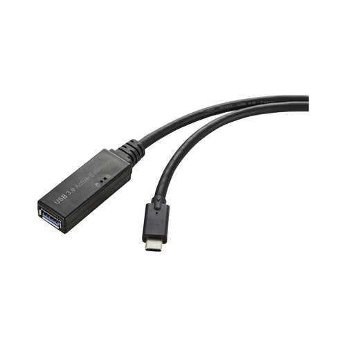 Renkforce USB-Kabel USB 3.2 Gen1 (USB 3.0 / USB 3.1 Gen1) USB-C® Stecker 5.00 m Schwarz mit OTG-Funktion RF-5231962 (RF-5231962) afbeelding 1