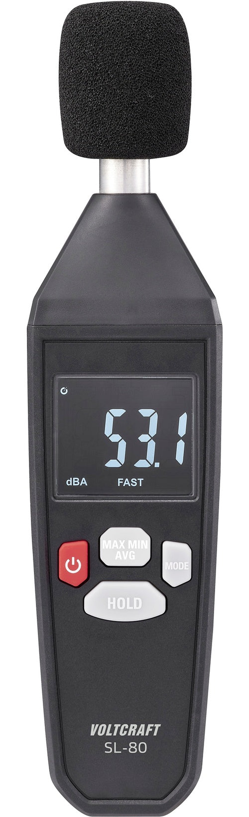 VOLTCRAFT SL-80 Schallpegel-Messgerät 30 - 130 dB 31.5 Hz - 8 kHz (VC-13101365) afbeelding 1