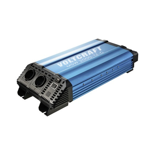 VOLTCRAFT Wechselrichter MSW 2000-12-G 2000 W 12 V/DC - 230 V/AC (VC-13984540) afbeelding 1