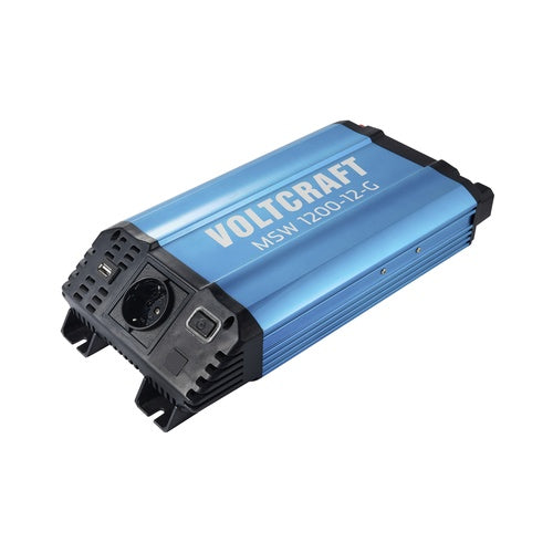 VOLTCRAFT Wechselrichter MSW 1200-12-G 1200 W 12 V/DC - 230 V/AC (VC-13984555) afbeelding 1