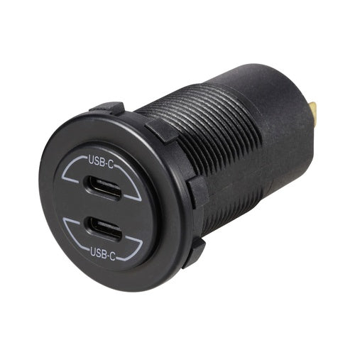 VOLTCRAFT USB-C®-Doppelsteckdose 9V-30V-60W Belastbarkeit Strom max.=3 A 12 - 24 V/DC (VC-14504180) - 4064161294056 - image 2