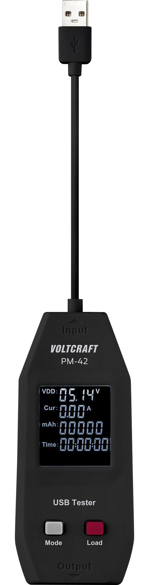 Voltcraft PM-42 USB Multimeter digital inkl. Prüfkabel (VC-11913540) afbeelding 1
