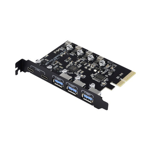 Renkforce RF-6613196 3+2 Port USB 3.2 Gen 2 Controllerkarte USB-C® (USB 3.2 Gen 2) (RF-6613196) afbeelding 1