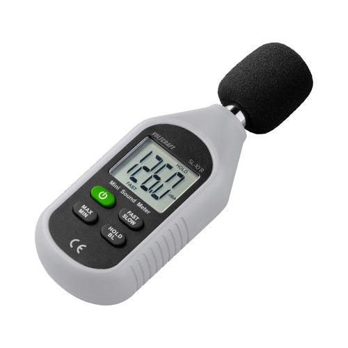 Voltcraft Schallpegel-Messgerät SL-10 R 30 - 130 dB 31.5 Hz - 8 kHz (VC-16575290) afbeelding 1