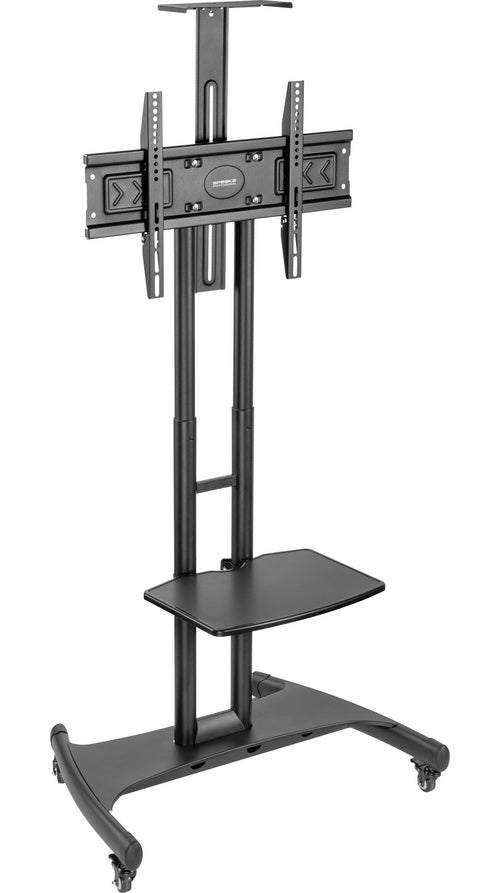 SpeaKa Professional SP-TVC-710 TV-Rollwagen Neigbar Schwenkbar 81.3 cm 32" - 190.5 75" (SP-13360956) afbeelding 1