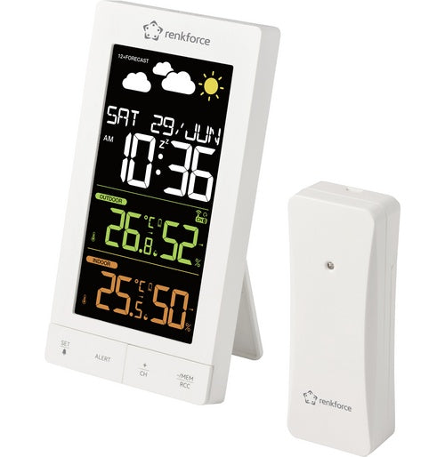 Renkforce SY-6701490 Funk-Wetterstation Vorhersage für 12 bis 24 Stunden Anzahl Sensoren max (RF-6701490) afbeelding 1