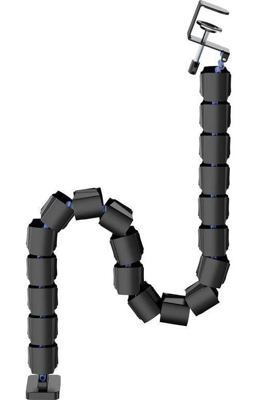 SpeaKa Professional Kabel-Buendelschlauch ABS Stahl Thermoplast Schwarz flexibel L x B H 1346 100 (SP-13403052) afbeelding 1